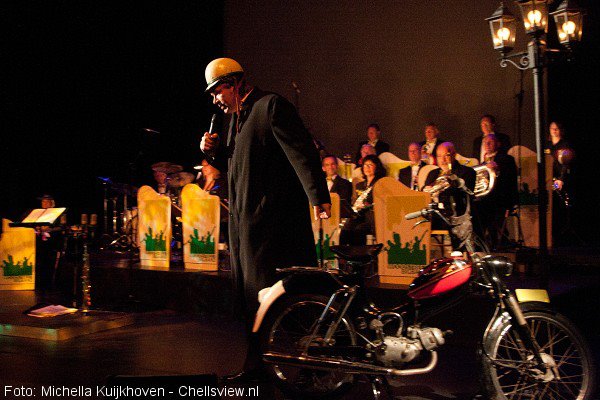 Sjaak Bral tijdens Haagse Beat meets Jazz Concert in 2010.. Foto Michella Kuijkoven - Chellsview.nl